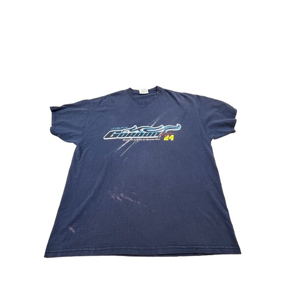 VTG 2004 Chase Authentics Mens Large Blue Jeff Gordon NASCAR Legend Driver Shirt - Picture 2 of 10